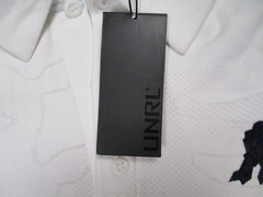 UNRL Polo Shirt Mens 2XL White Golf Camo Knit 4 Way Stretch Anti Odor