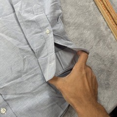 Brooks Brothers Milano Oxford Shirt Mens S Blue Non Iron Stretch Cotton OCBD