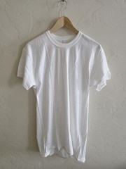 New NWOT Vintage 50s Penny’s White Blank Soft T-shirt Size 46 100% Combed Cotton