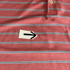 Peter Millar Summer Comfort Shirt 👉Tiny Stain👈 Mens Sz Large Moisture Wicking