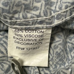 Johnnie-O Hangin Out Mens XL Blue Geometric Short Sleeve Button Down Shirt – CJ