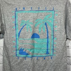 O’Neill Modern Fit T-Shirt Mens Small Gray Front/Back Graphic Logo Surf Beach