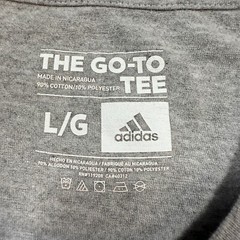 Adidas The Go-To Tee Mens Size L Cotton Blend Short Sleeve Crew-Neck T-Shirt