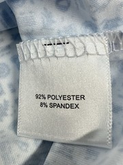 NWT Peter Millar “Toga Party” White Blue Jersey Golf Polo Shirt Men’s XL $115