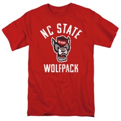 NC State Adult T-Shirt Wolfpack Official NCSU Logo, Red S-5XL