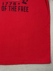 Men’s General Standard USA Flag Graphic T-Shirt Red Size L Made in USA