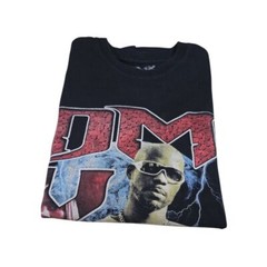 Unisex DMX Bootleg Red T-Shirt Rap Tee Black M