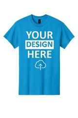 Custom Personalized Mens T-Shirts Front & Back Print Your Photo/Logo Unisex Tee