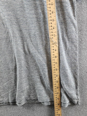 The Men’s Store at Bloomingdale’s Striped Linen Tee Men’s Size Medium Dark Slate