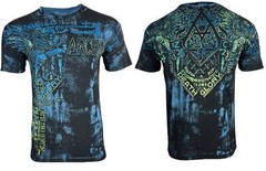 Archaic By Affliction Men’s T-shirt Hearth Biker Tattoo S-5XL