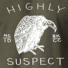 HIGHLY SUSPECT T-Shirt Alternative Rock Band Logo Concert Tour S-6XL Tee