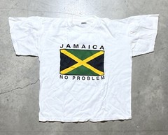 Men’s Vintage Daily T’s Jamaica Big Flag No Problem T-Shirt sz XL