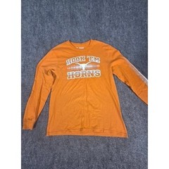 Longhorn Apparel University of Texas Hook Em Horns Long Sleeve T-Shirt Orange L