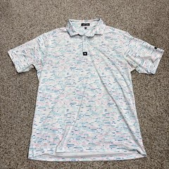 Bad Birdie Mens M Polo Golf Shirt Poly/Spandex