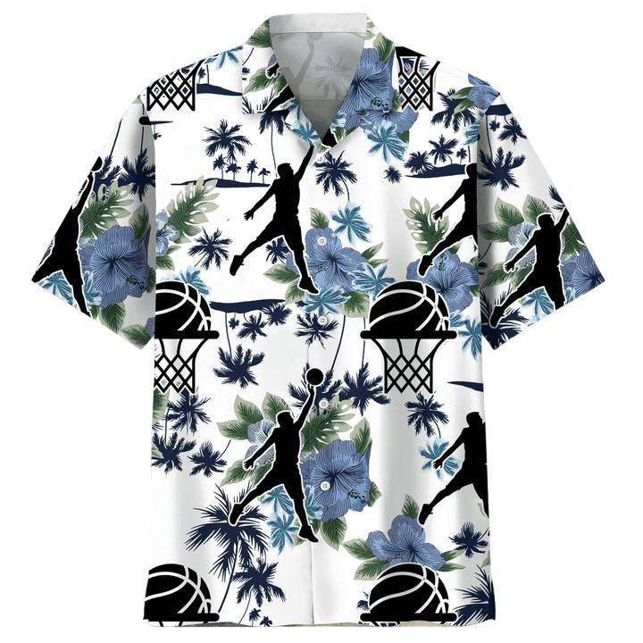 Basketball Hawaiian Nature Hawaiian Shirt Summer Gift For Women Men HO3699