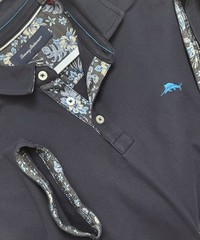 Tommy Bahama Island Zone Navy Polo XL/TG Big & Tall Embroidered Marlin