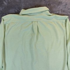 Polo Ralph Lauren Shirt Mens XL Green Long Sleeve Knit Oxford Pony Logo Causal