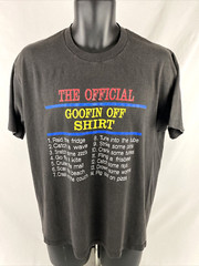 Vtg Spring Ford “The Official Goofin Off Shirt” T-Shirt Sz XL Made In USA