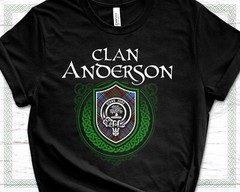 Scottish Clan Anderson Surname Scotland Tartan and Clan Badge