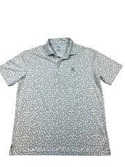 Green Trees Rhoback Colorado Short Sleeve Golf Polo Shirt Men’s L Large