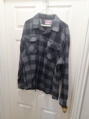 Wrangler Premium Quality Men’s Buffalo Plaid Fleece Flannel Shirt Jacket