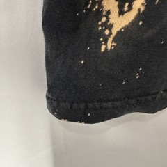 Vintage Ninja Monkeys Shirt Mens Large Black Crew Neck Funny Quote Y2K Acid Wash