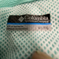 Columbia PFG Polo Shirt Mens XL Aqua Omni Shade Costa Del Mar Fishing Golf