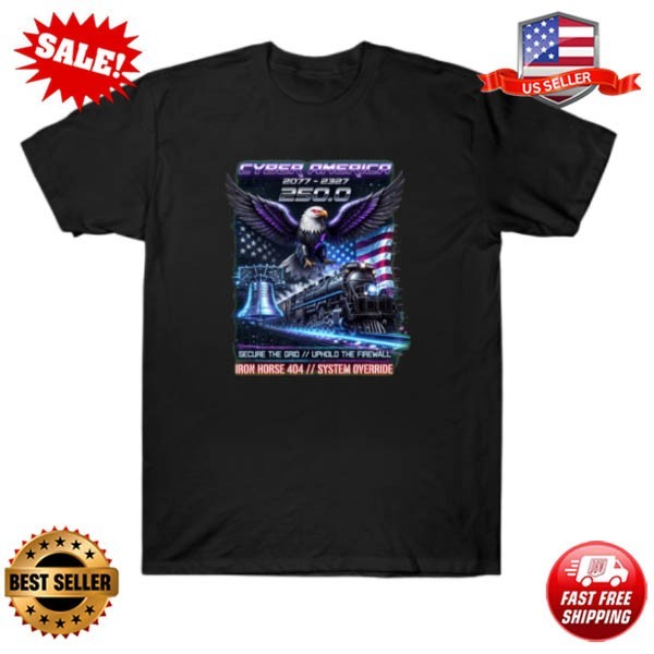 America 250th Big Boy 4014 Train Emblem T-Shirt