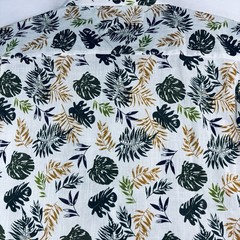 Mens Bohio Breeze button-up shirt tropical palm print hawaiian style Size 3XL