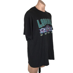 Vtg 80s 90s LAUGHLIN NEVADA Native American travel vacation T-shirt Black XL USA