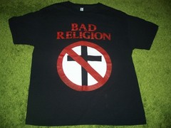 BAD RELIGION Crossbuster T-SHIRT L ALL Descendents Circle Jerks NOFX Black Flag