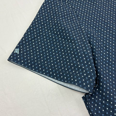 7 Diamonds 4 Way Stretch Dress Shirt Mens Large Preppy Wicking Modern Geometric