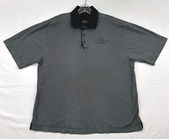 Jack Daniels Gentlemen Jacks Mens Polo Shirt Size XL Black