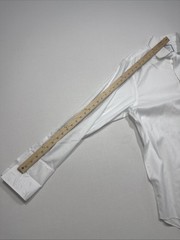 Charles Tyrwhitt Dress Shirt Mens 17/35 White Non-Iron Classic Fit Cotton Twill