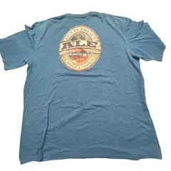 Newport Blue Mens 3XLT Fun In The Sun Ale Beer Graphic T-Shirt Teal Blue Heather