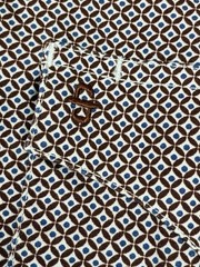 Stetson Mens Pearl Snap Shirt Size XL Long Sleeve Geometric Western Rode