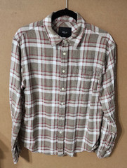 Rails Lennox Chinchilla Currant Button Down Shirt Men’s Size M