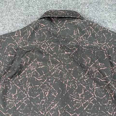 7 Diamonds Shirt Mens Medium Timeless Melody 4-Way Stretch Short Sleeve Woven