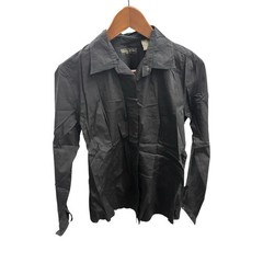 Banana Republic Stretch Black Button Shirt M Flawless Cotton Spandex Work Casual