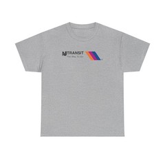 New Jersey Transit Unisex Tee, Public Transportation System Shirt, NY PA Tee,