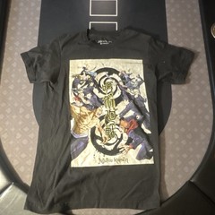 Crunchyroll Men’s Black Jujutsu Kaisen Anime Graphic Print Crew Neck T-Shirt S