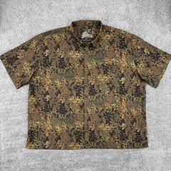 Warrior Shirt Men’s 4XL Flecktarn Camo German Military Short Sleeve Camp