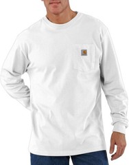 Carhartt Men’s Loose Fit Heavyweight Long-Sleeve Pocket T-Shirt TK0126 Size S
