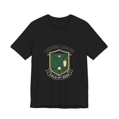 Leisure League Crest Golf Tee | retro golf shirt, golf dad tee