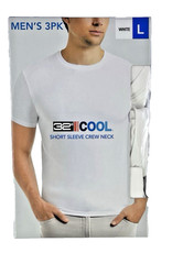 32 Degrees Cool Mens 3 Pack Crew Neck T Shirt Moisture Wicking