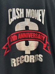 Vintage RARE Cash Money Records 10th Anniversary Rap Hip Hop TShirt XLarge
