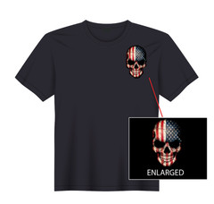 American Flag Skull USA United States Of America T-Shirt NEW S, M, L, XL