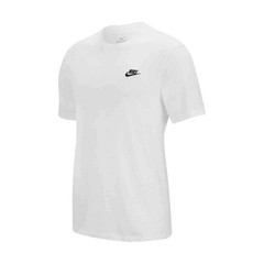 Nike Men’s NSW Club T-Shirt Short Sleeve Crew Neck White Size S NEW WITH TAGS!