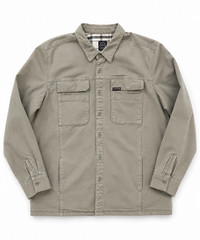 Wrangler ATG Sherpa Lined Overshirt Jacket Men’s XXL Tan Flannel Lined Shirt