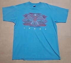 Vintage 90’s Texas Thunderbird Single Stitch Made USA Heartland Apparel Shirt XL